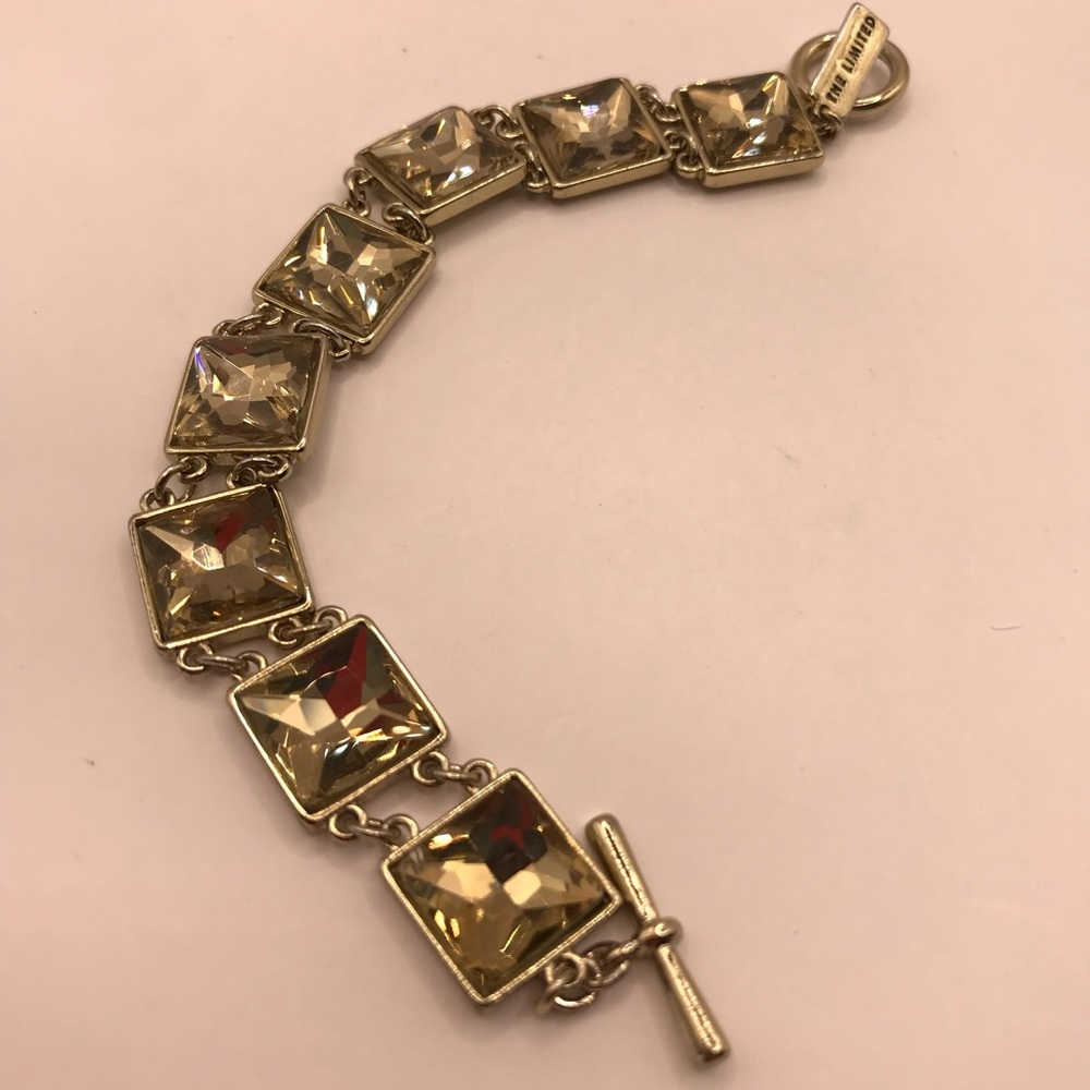 The Limited Gold-Tone & Faceted Crystal Bracelet - Picture 8 of 8